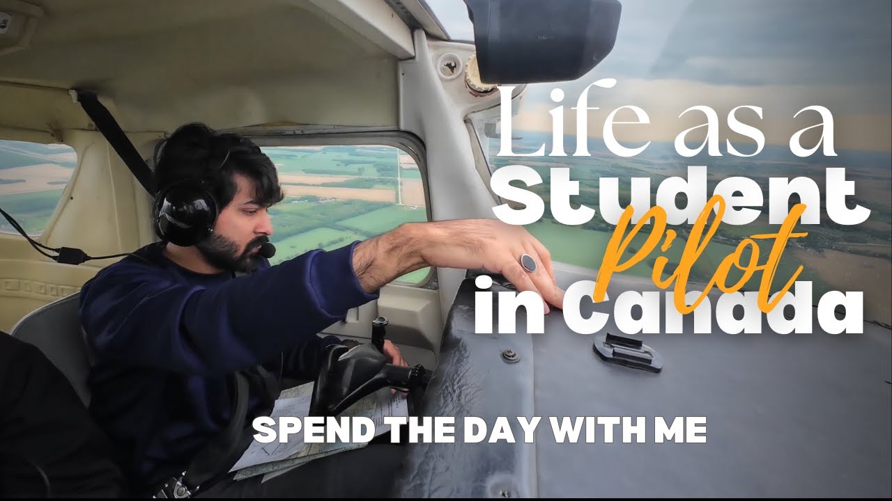 a day in my life as a pilot student in canada | Harv's Air