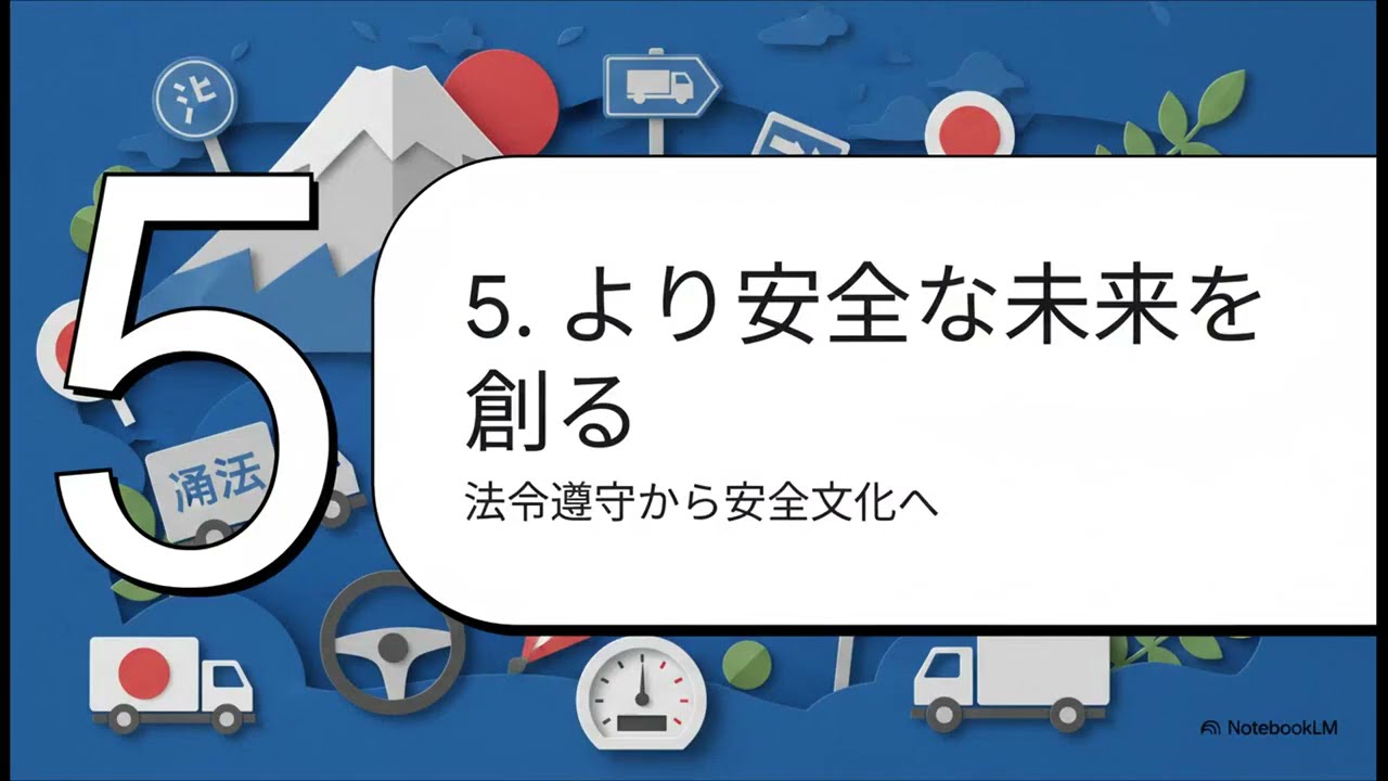 安全運転の道しるべ：日本の労働法規