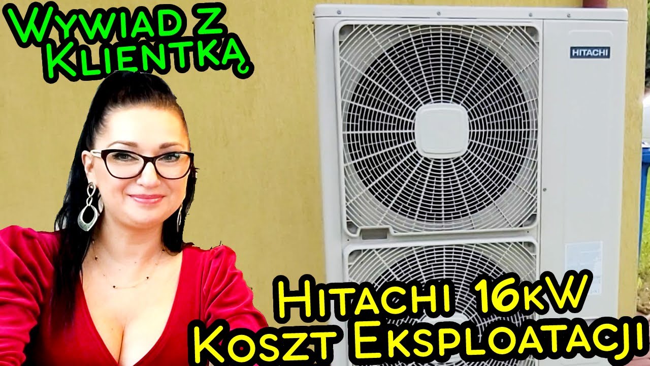 KOSZT EKSPLOATACJI POMPY CIEPŁA HITACHI YUTAKI S 16kW od GRODNO S.A.