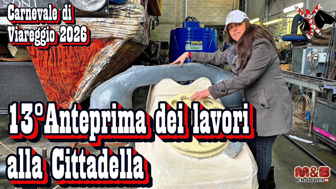 Carnevale di Viareggio 2026...13°Anteprima dei lavori alla Cittadella del Carnevale 