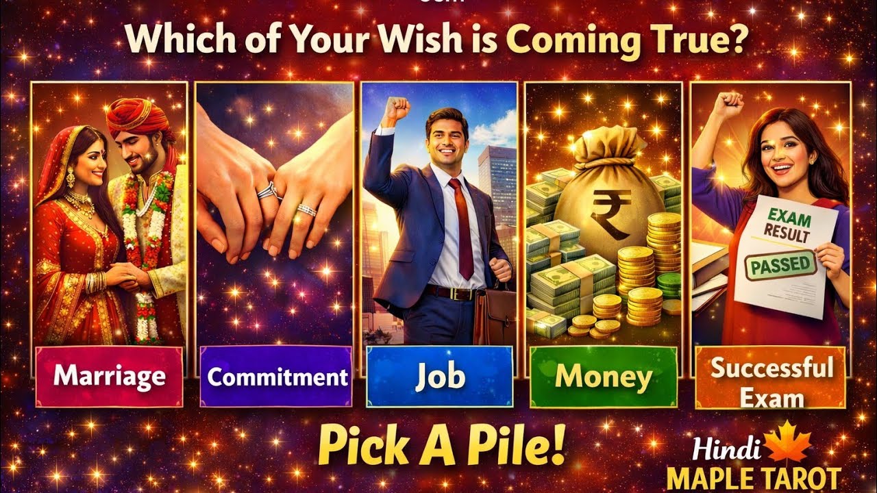 🧿❤Divine Universe Apki konsi wish puri hone jaa rhe hai 💫 Pick a pile Hindi Maple tarot