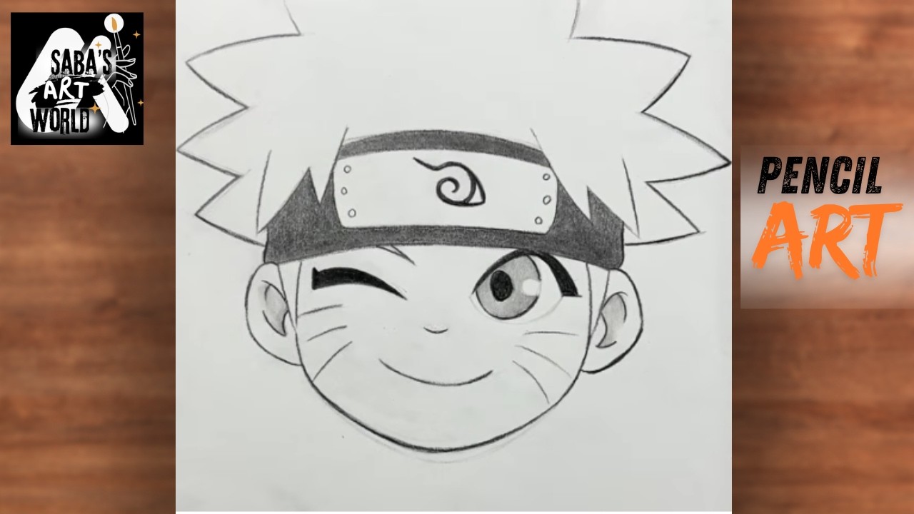 How to Draw Naruto Uzumaki Step by Step | Pencil Sketch Tutorial || Naruto Uzumaki Pencil Sketch