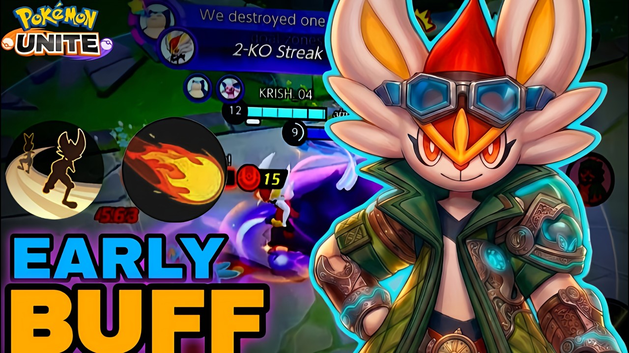 They Buffed Cinderace Early Game | Pokemon Unite