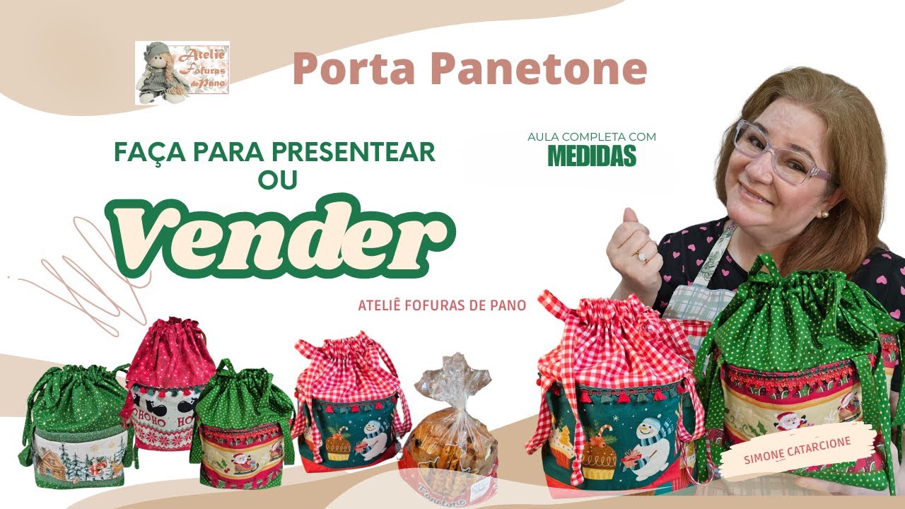 Porta Panetone Fácil e Muito Rápido de Fazer.