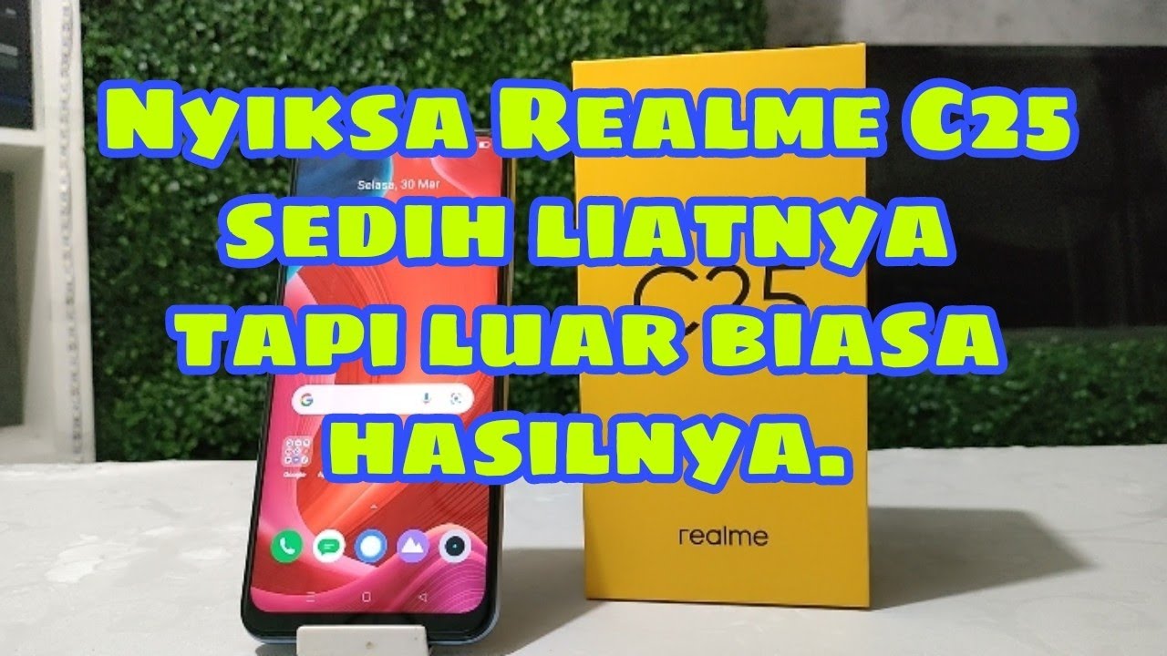 Uji Performa Realme C25 | unboxing |Review | Test Game | Water resistant test | Gamming Test.
