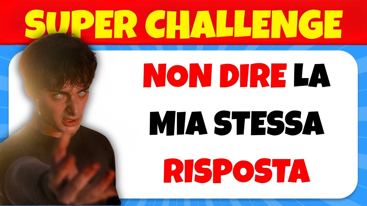 NON DIRE LA MIA STESSA RISPOSTA 🌍 | SUPER CHALLENGE🏆