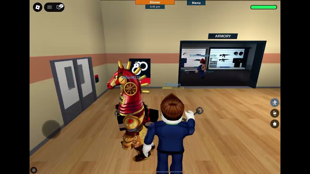 Playing jailbreak ￼￼