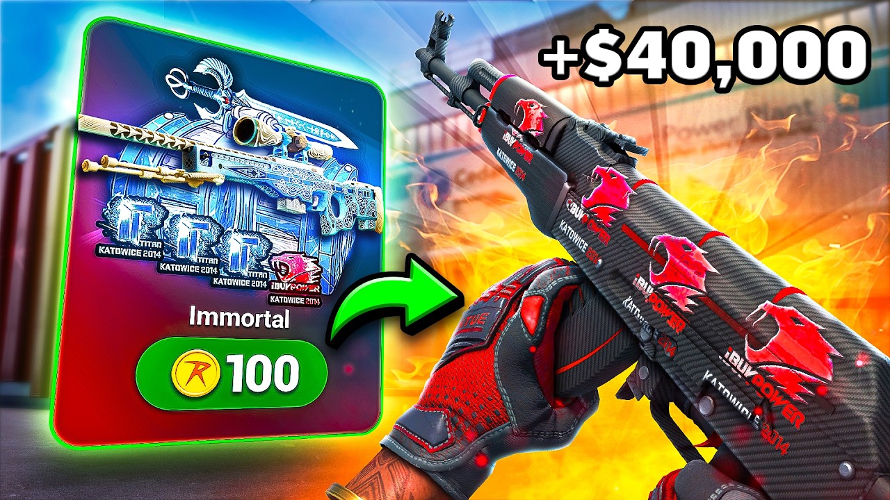I Unboxed a $40,000 Sticker Craft... FROM A $100 CASE!