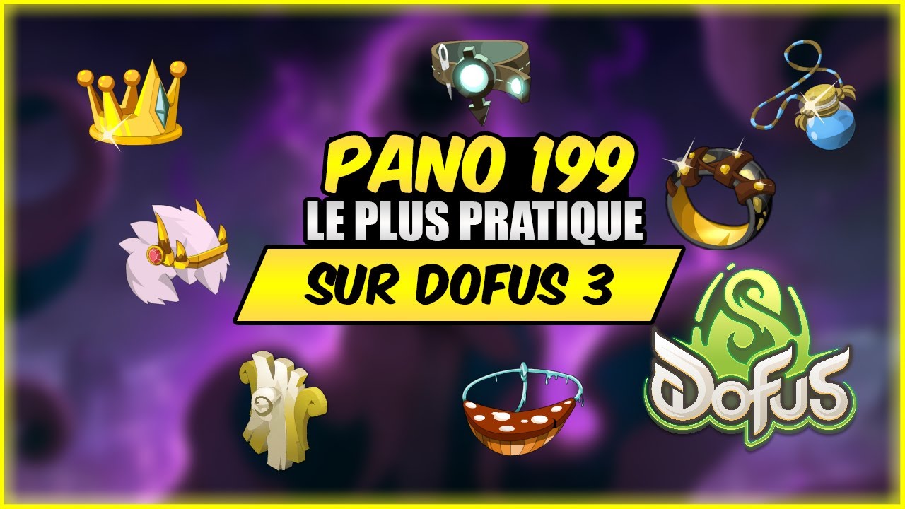 Stuff & pano lvl 199 sur DOFUS 3 unity