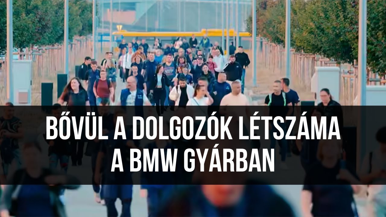 Közel kétszázötven új dolgozó állt munkába egyetlen napon a debreceni BMW-gyárban