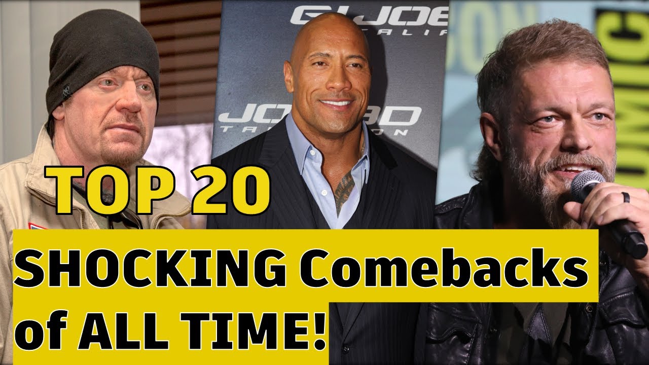🎥 TOP 20 SHOCKING Wrestling Comebacks of ALL TIME! 💥