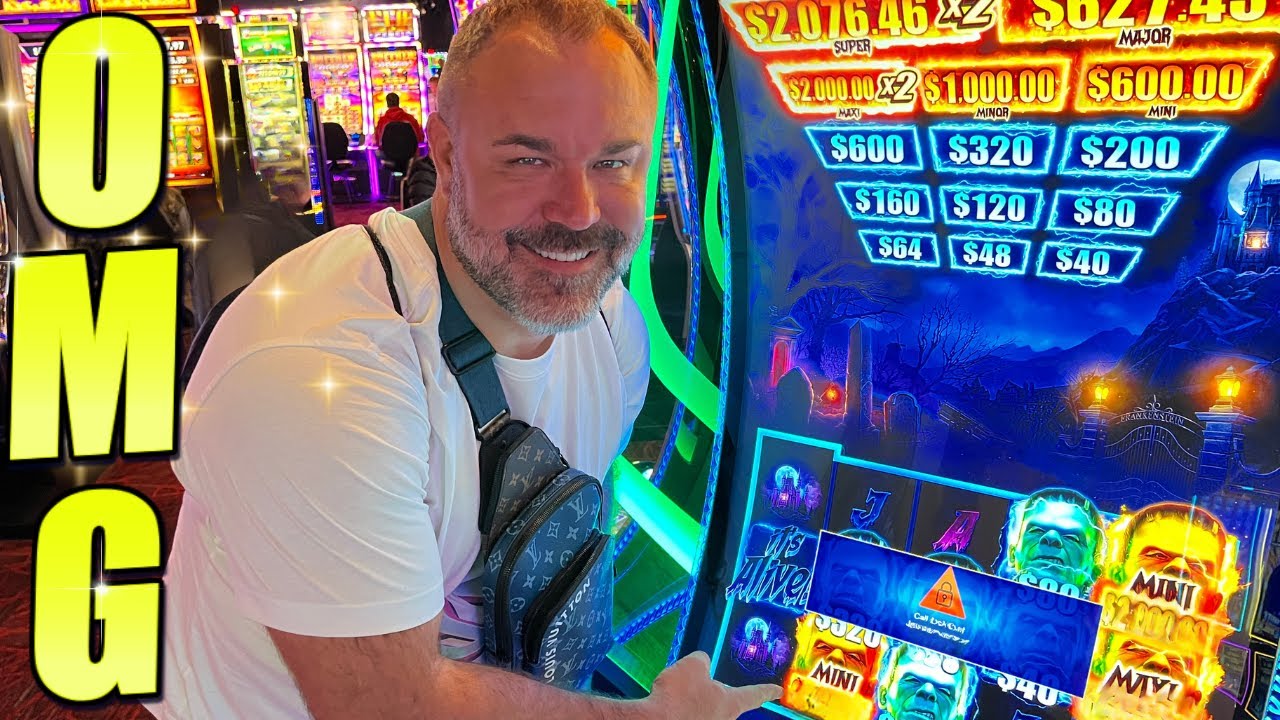 It's ALIVE With A MASSIVE Jackpot On Frankenstein!