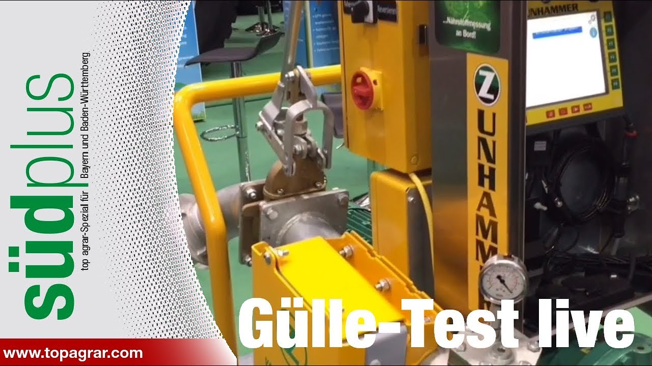 Agritechnica: N&auml;hrstoffmesser&auml;t von Zunhammer