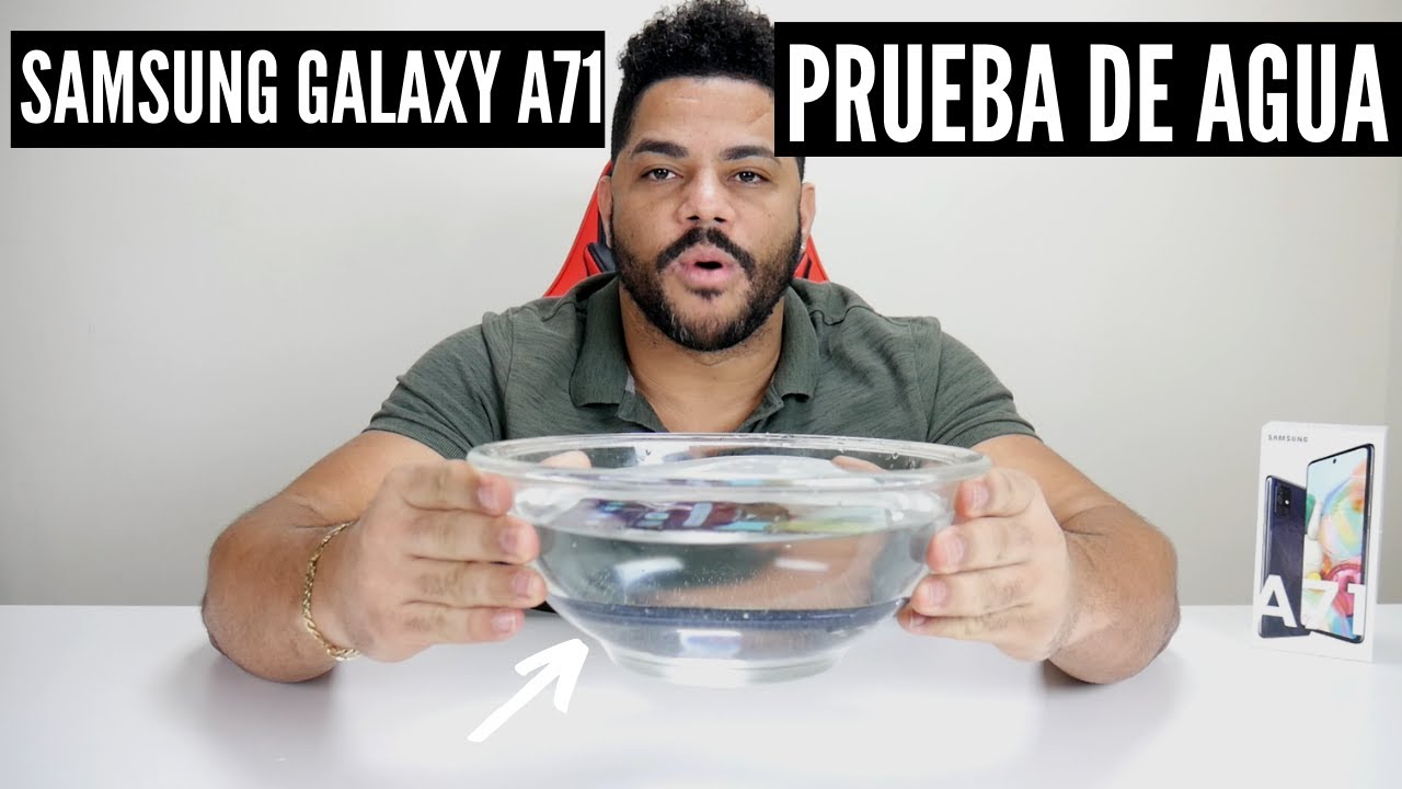 Samsung Galaxy A71 Prueba De Agua
