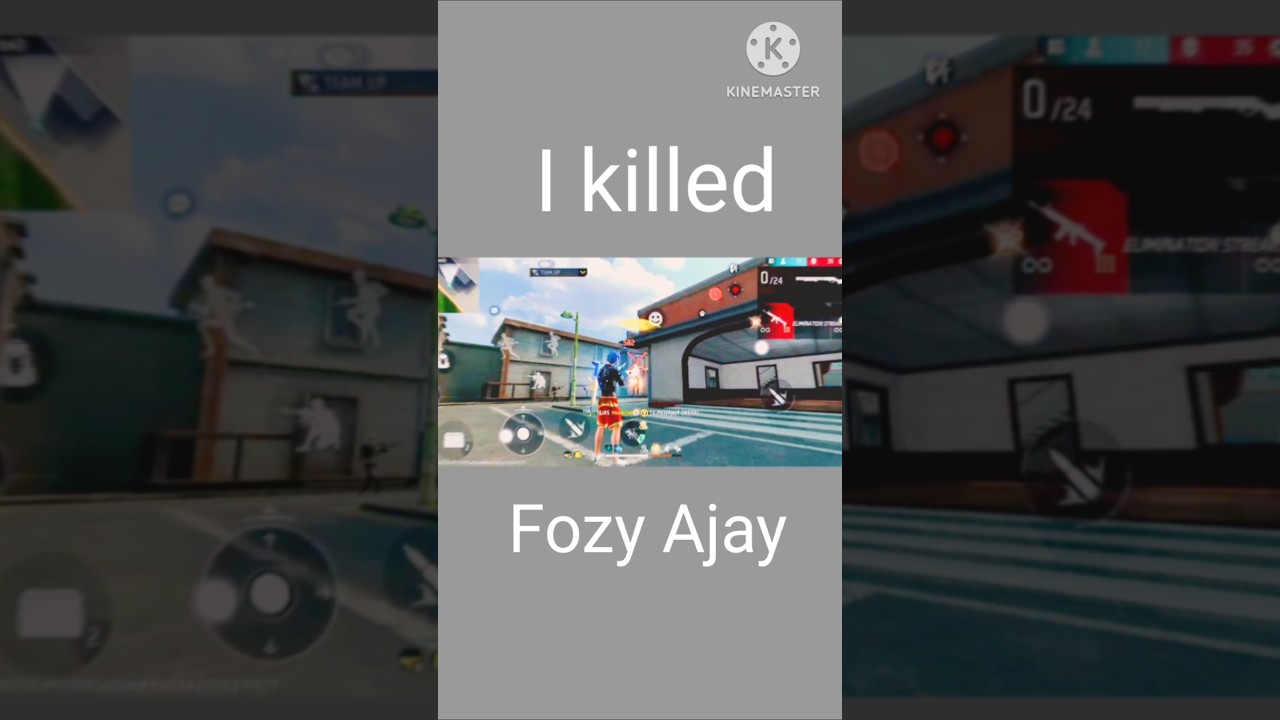 I kill V Badge youtuber "Fozy Ajay" | 