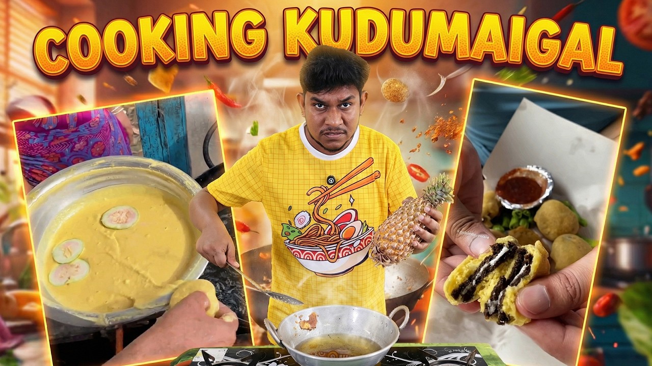 Weird Street Food Cooking🥵 North Indian Bajji's | Tamil | Apple Bajji, Dairy Milk Bajji