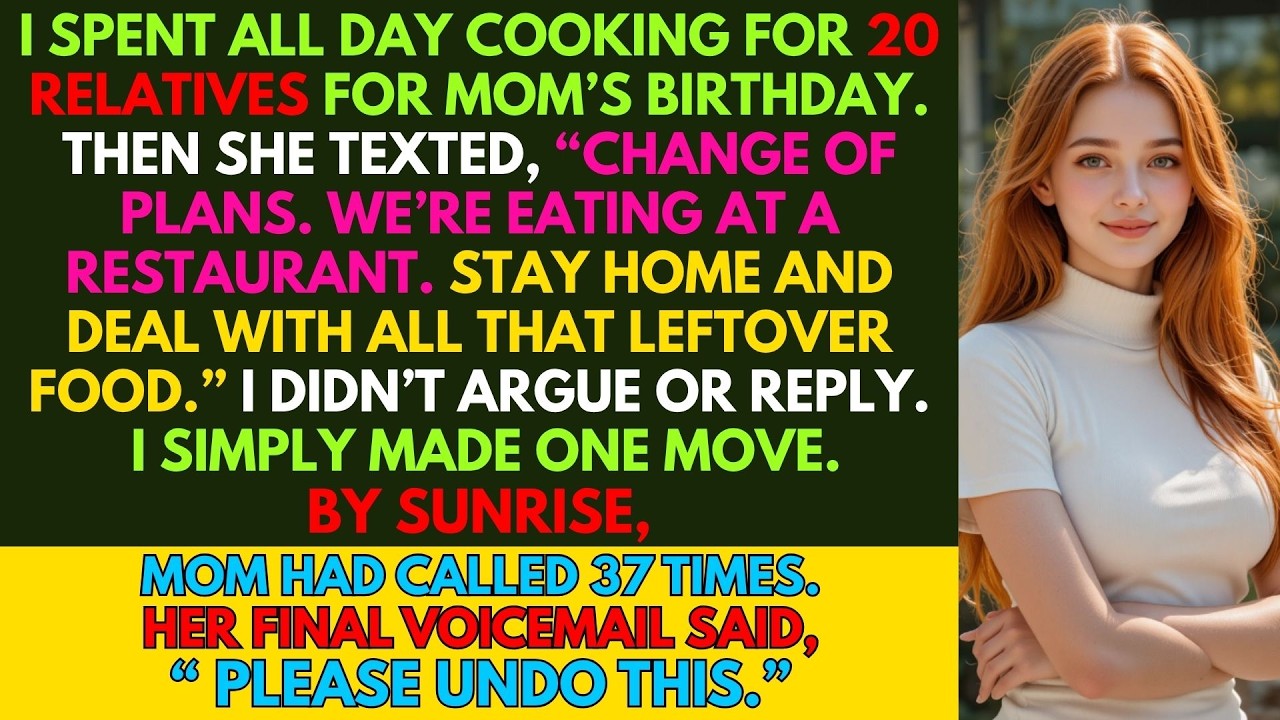 I Spent All Day Cooking For Mom&rsquo;s Birthday&mdash;Then She Texted,&ldquo;We&rsquo;re Eating Out Without You&rdquo;&hellip;
