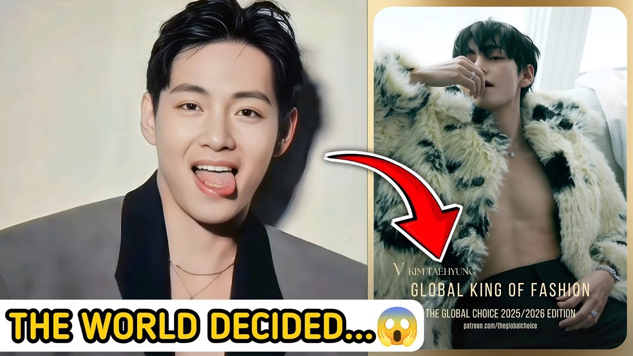 🔴 1 Минуту Назад! Тэхён Коронован как Global Fashion King 👑🔥 | Настоящие Новости, Не Фейк