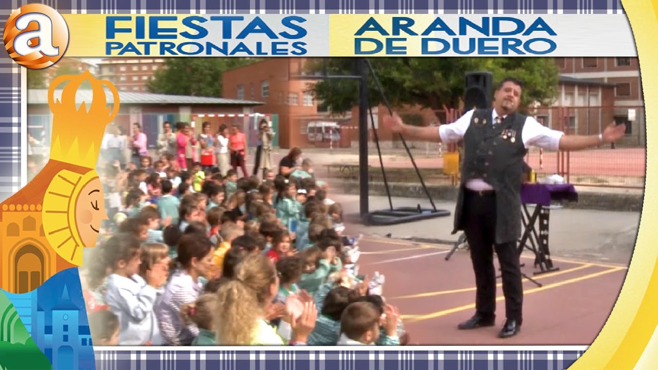 MAGIA EN EL COLEGIO Fernán González con el MARQUÉS DE MERLÍN | FIESTAS DE ARANDA 19 09 2024