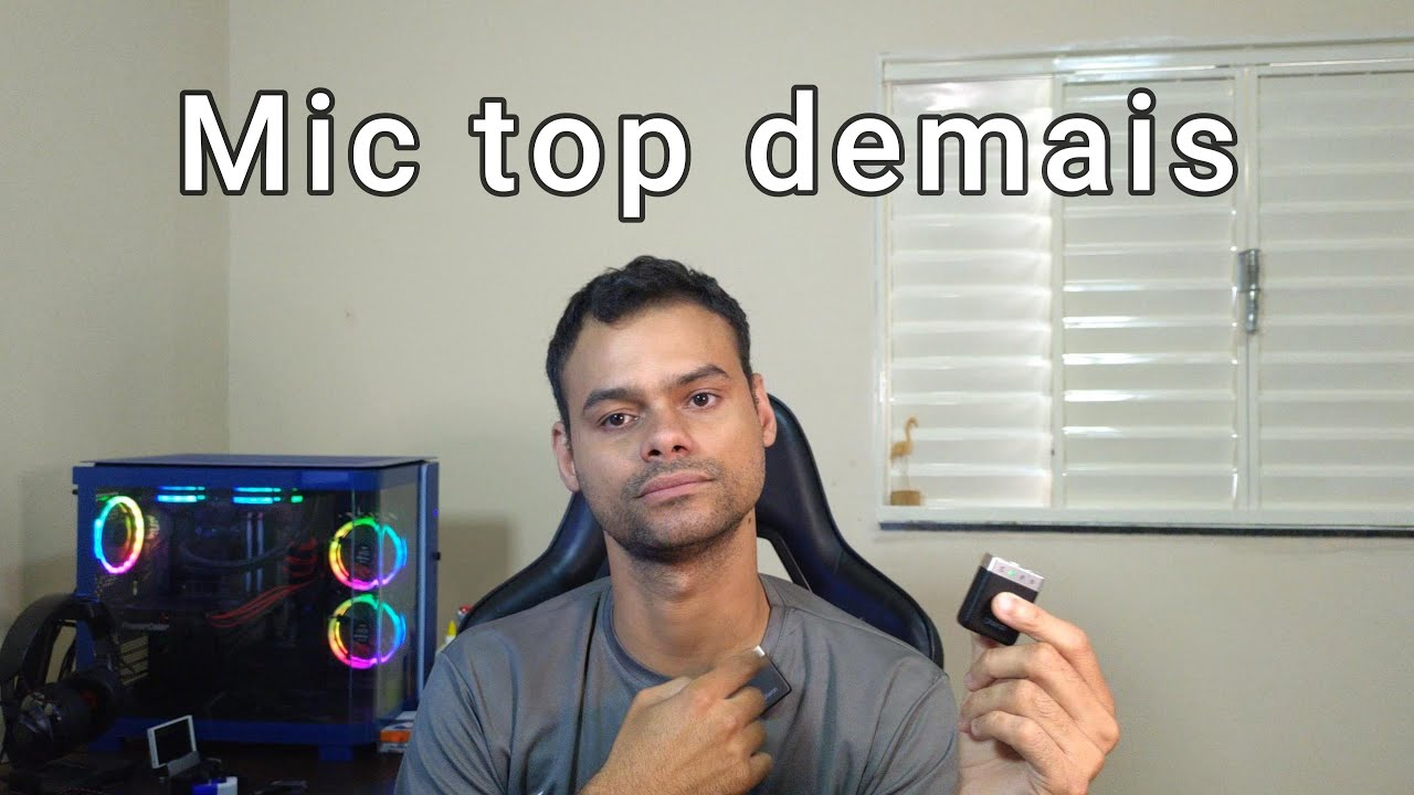 Esse é o melhor mic sem fio para você começar... Ulanzi AM18