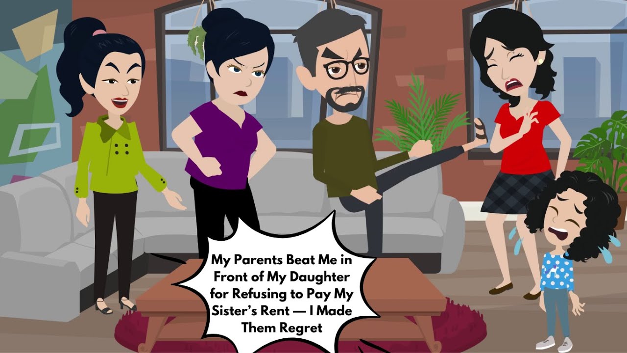 My Parents Beat Me in Front of My Daughter for Refusing to Pay My Sister’s Rent — I Made Them Regret