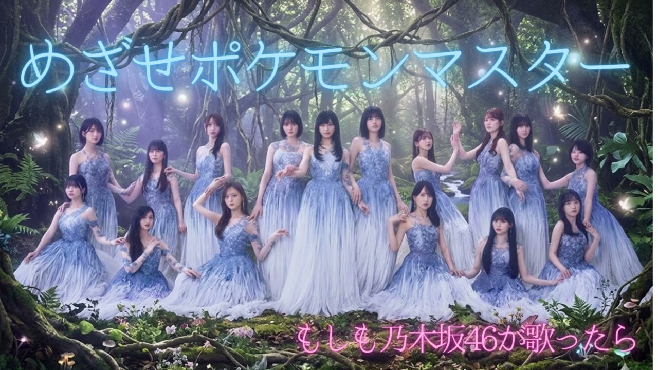 【もしも乃木坂46が『めざせポケモンマスター』を歌ったら…】オシャレな神曲になった。【AI カバー】