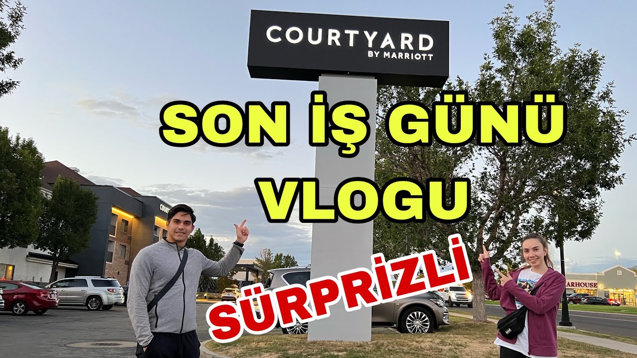 BOL SÜRPRİZLİ SON İŞ GÜNÜ VLOGU / AMERİKA'DA HOUSEKEEPING'LİK / WAT2022