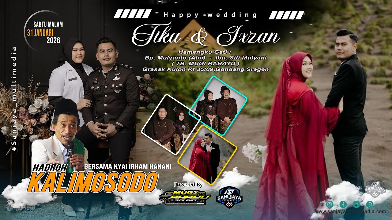 Live Pengajian Kyai IRHAM HANANI - Midodareni Pernikahan " TIKA & IXZAN " Grasak Kulon 31 Jan 2026
