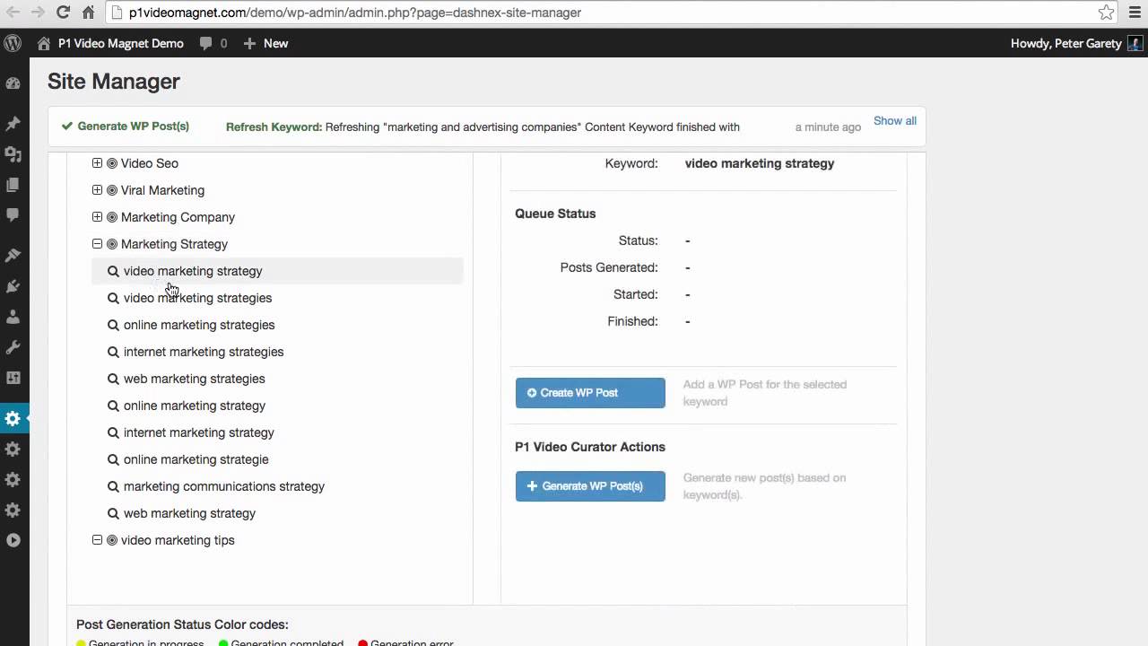 P1 Video Magnet ► P1 Content Curator In Action 