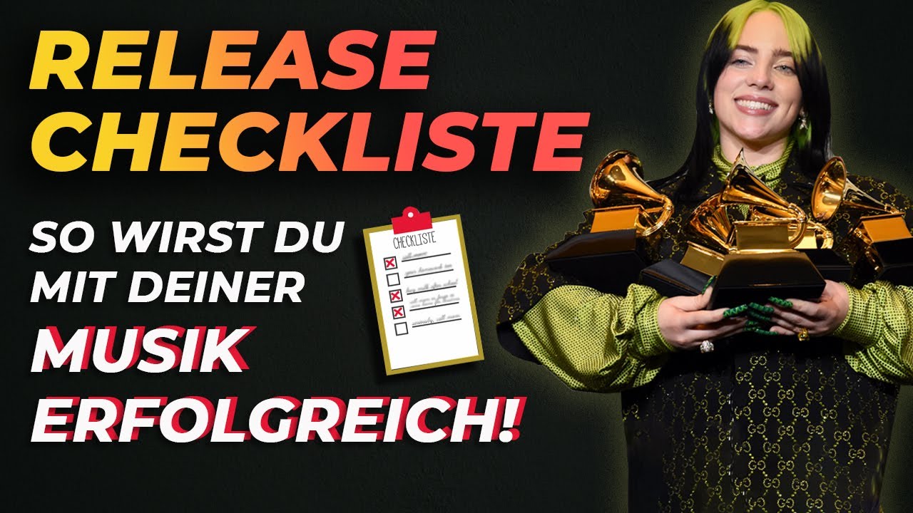 Veröffentliche deine Musik NICHT, bevor du das getan hast! RELEASE CHECKLISTE