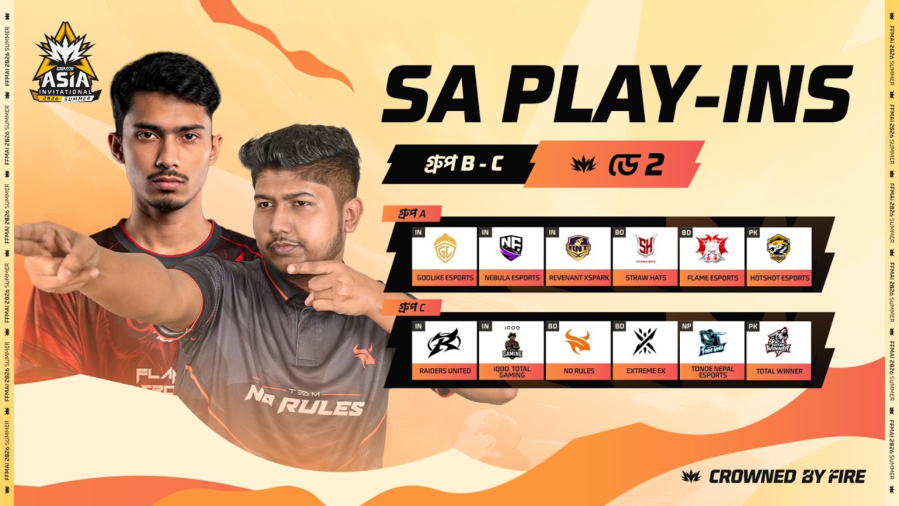 SA Play-ins Day 2 | FFMAI 2026 Summer | Garena Free Fire