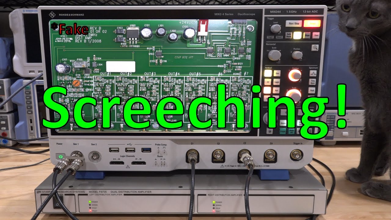 TNP #40 - Stanford Research FS735 Dual Distribution Amplifier Teardown, Repair & Experiments