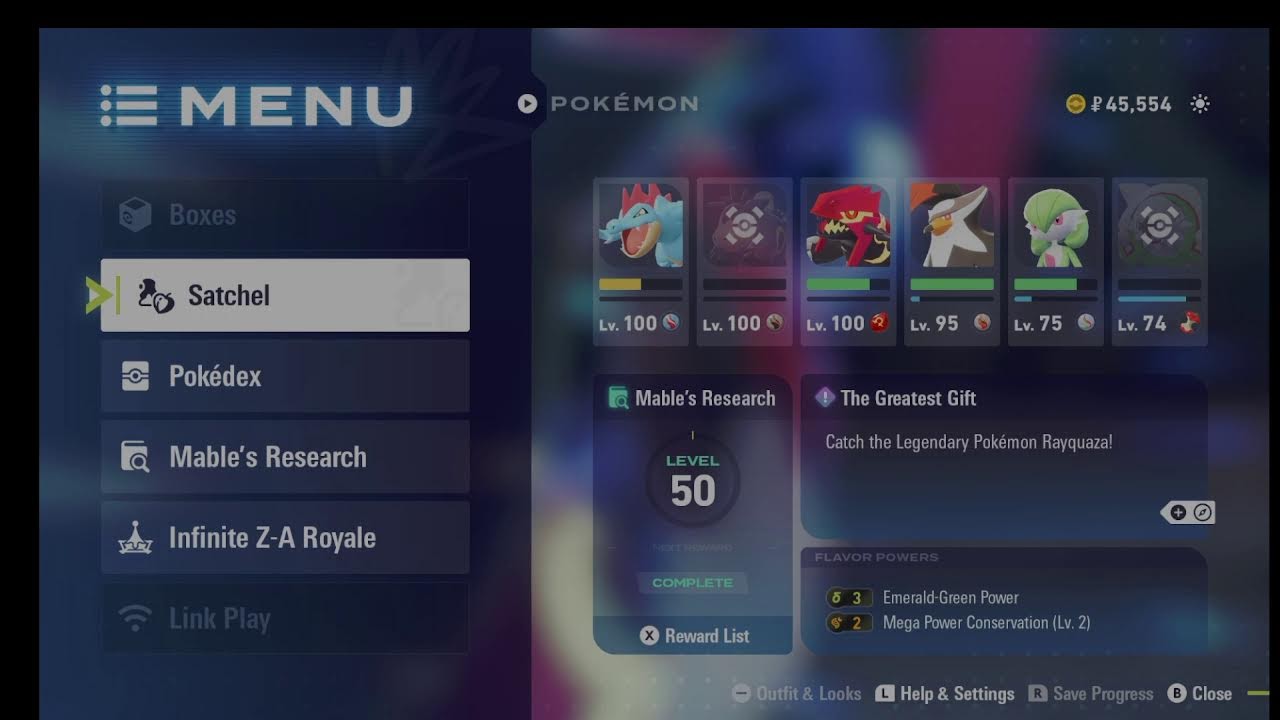 Pokemon Legend Z-A (DLC) LEGEND DRAGON CONTROL SKY PART 4