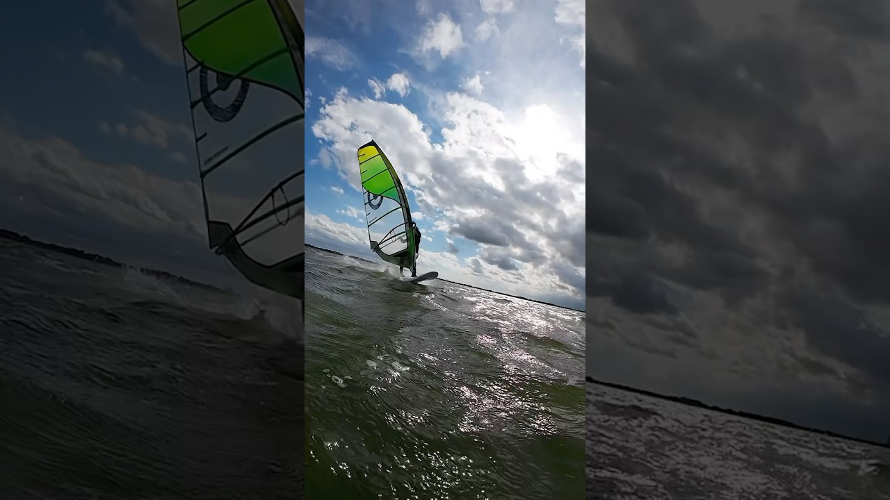 This jibe🤩🤩 #windsurf #windsurfing #jibe #windsurftv