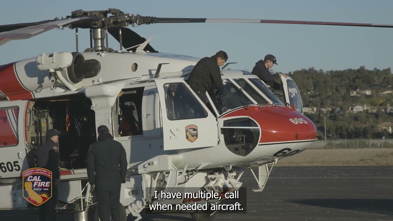 Palisades Fire 24-hour Helibase operations