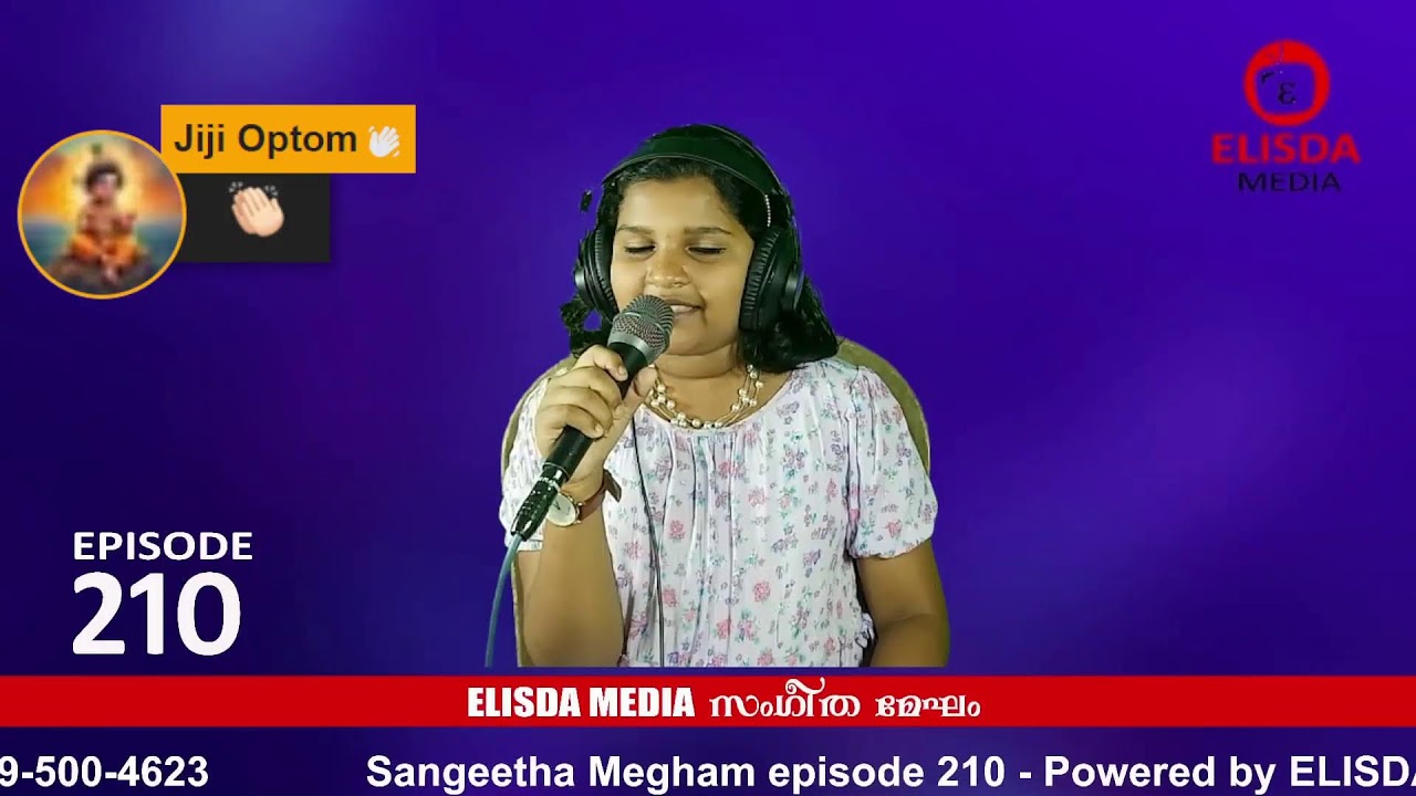 Vaiga , Peruvemba  on 210th   Episode  of SANGEETHA MEGHAM