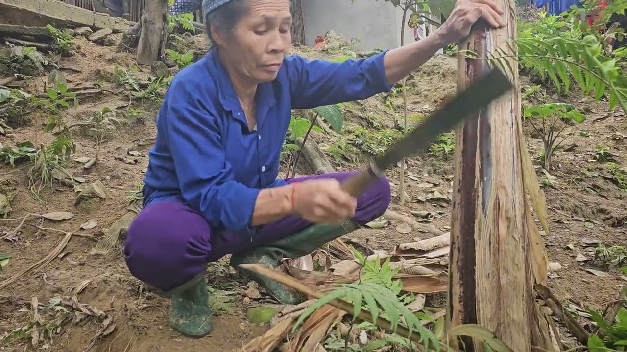 An elderly mother and countless chores in the countryside.