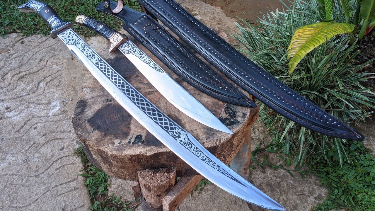 Testimoni ketajaman golok sembelih baja hss dan pedang persia pemburu custom full ukir 