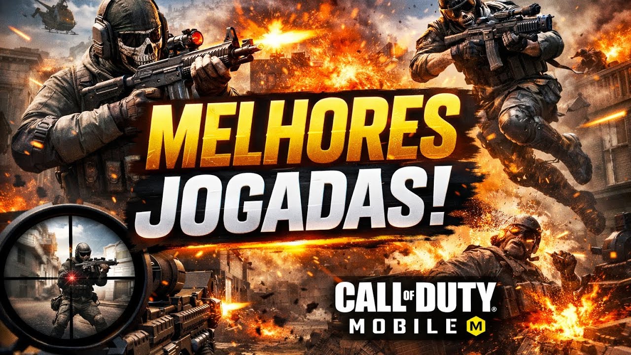 🔥 AS MELHORES JOGADAS DO CALL OF DUTY MOBILE! (INSANO!)