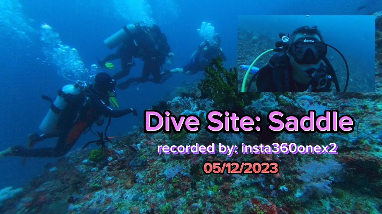 Dive site: Saddle at Anilao mabini batangas recorded by my #insta360onex2