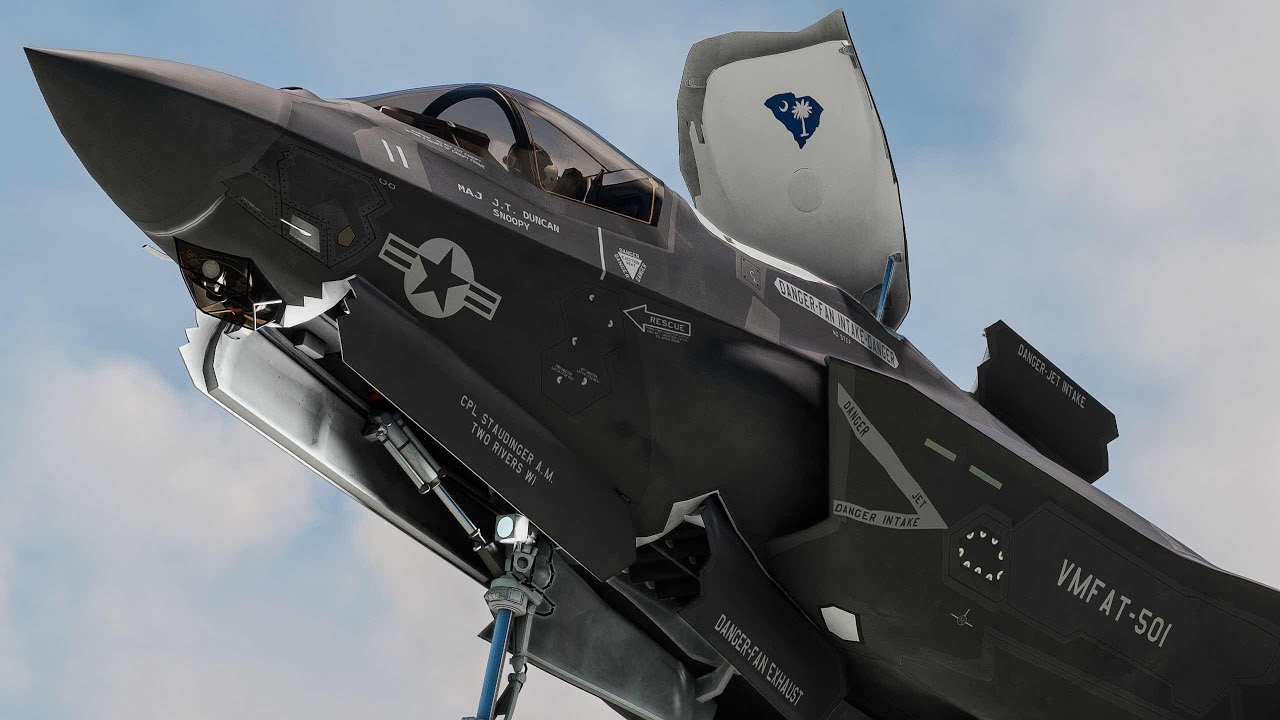 Virtual F-35B Demo Team Morning Practice HIGH SHOW 5/29/25 NEW DEMO JET