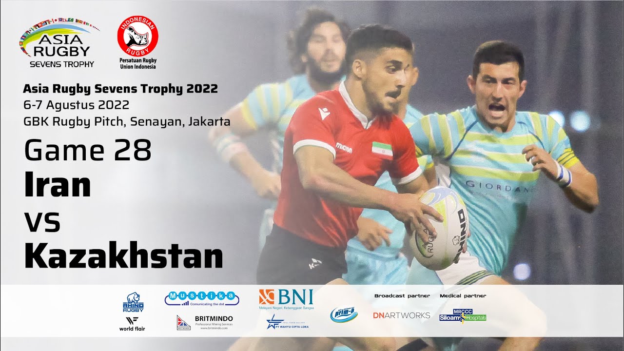 Game 28 Cup QF Men - Iran vs Kazakhstan (Asia Rugby Sevens Trophy 2022)