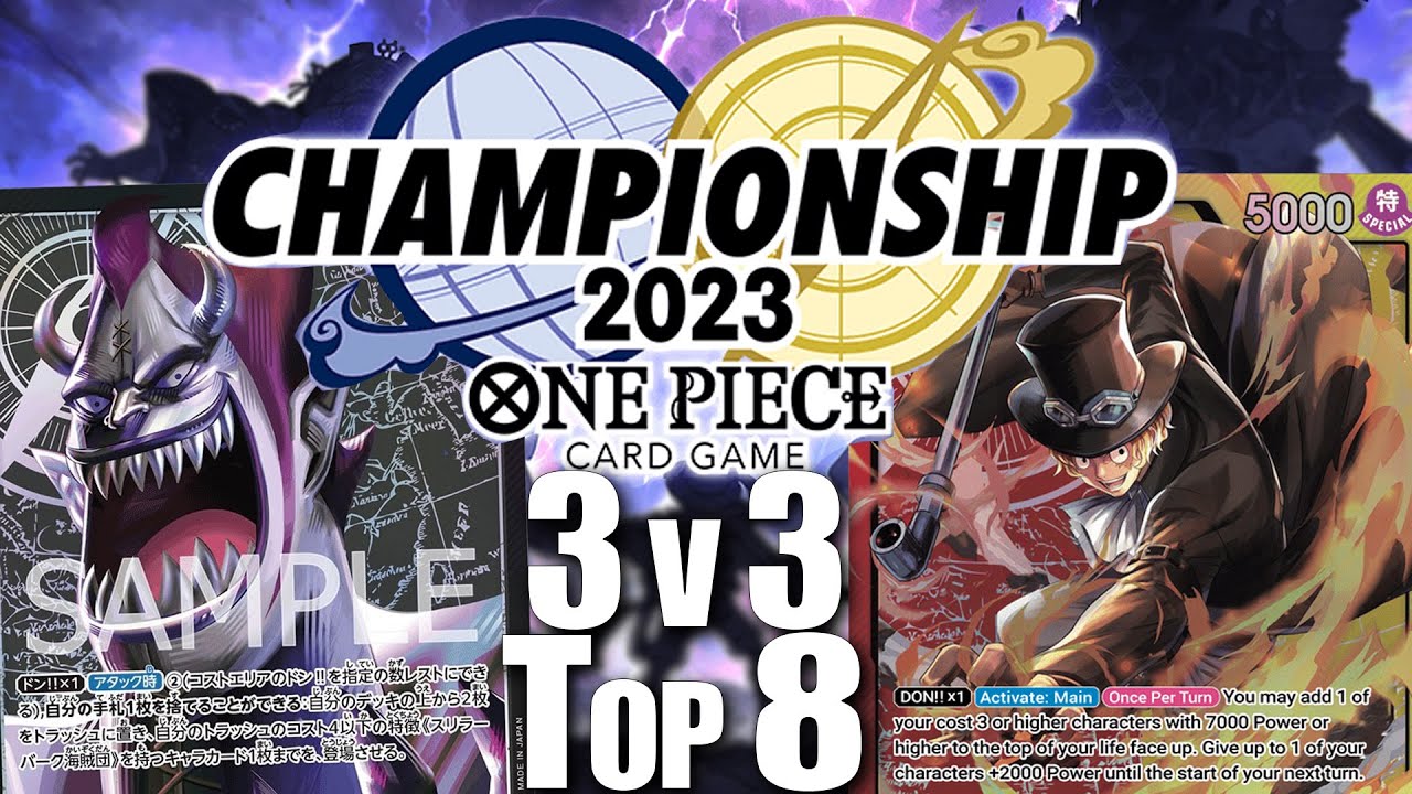 [OP06 TOP 8] National University 3v3 - ST13 Sabo vs. Gecko Moria! - One Piece Trading Card Game