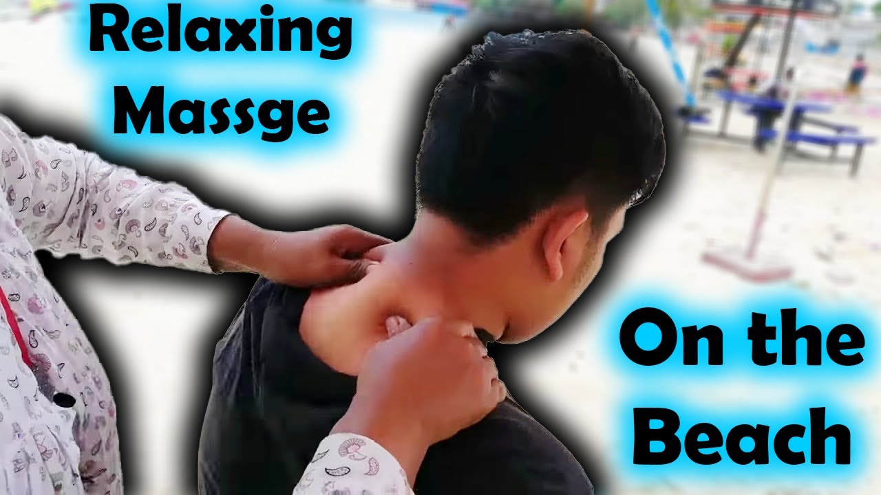 Invigorating Full Body Massage at the Beach by Cambodian Lady | ASMR Travel #1