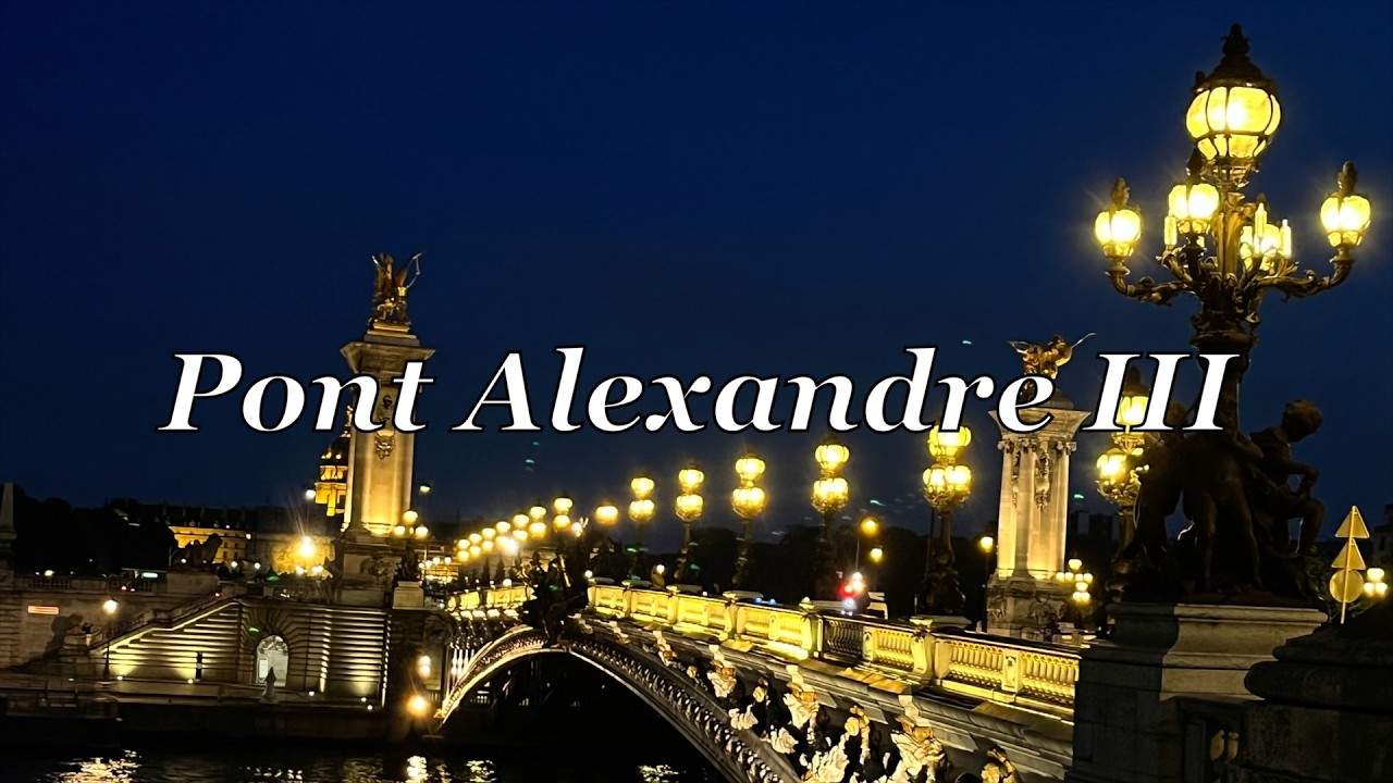 FOR A WALK II -- Pont Alexandre III (アレクサンドル３世橋）