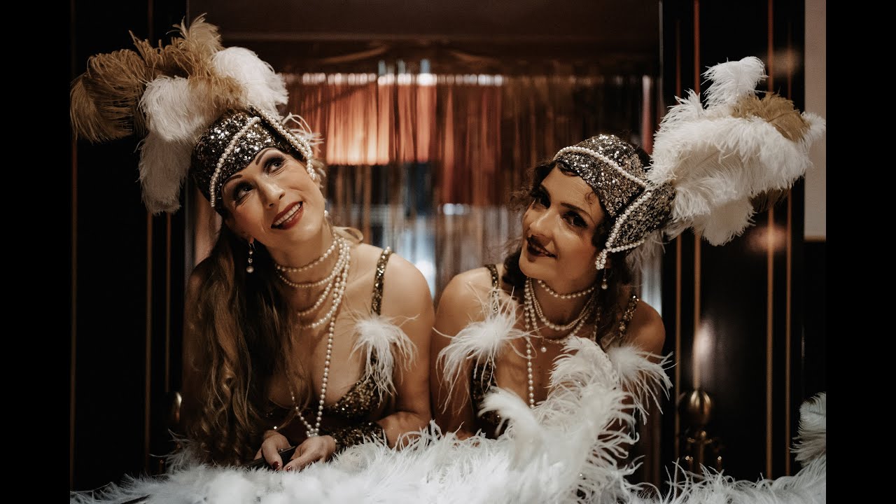 HOLLYWOOD FLAPPERS - GLAMOUR FAN DANCE - 1920s SHOWGIRLS from Munich/Germany. Retro Entertainment!