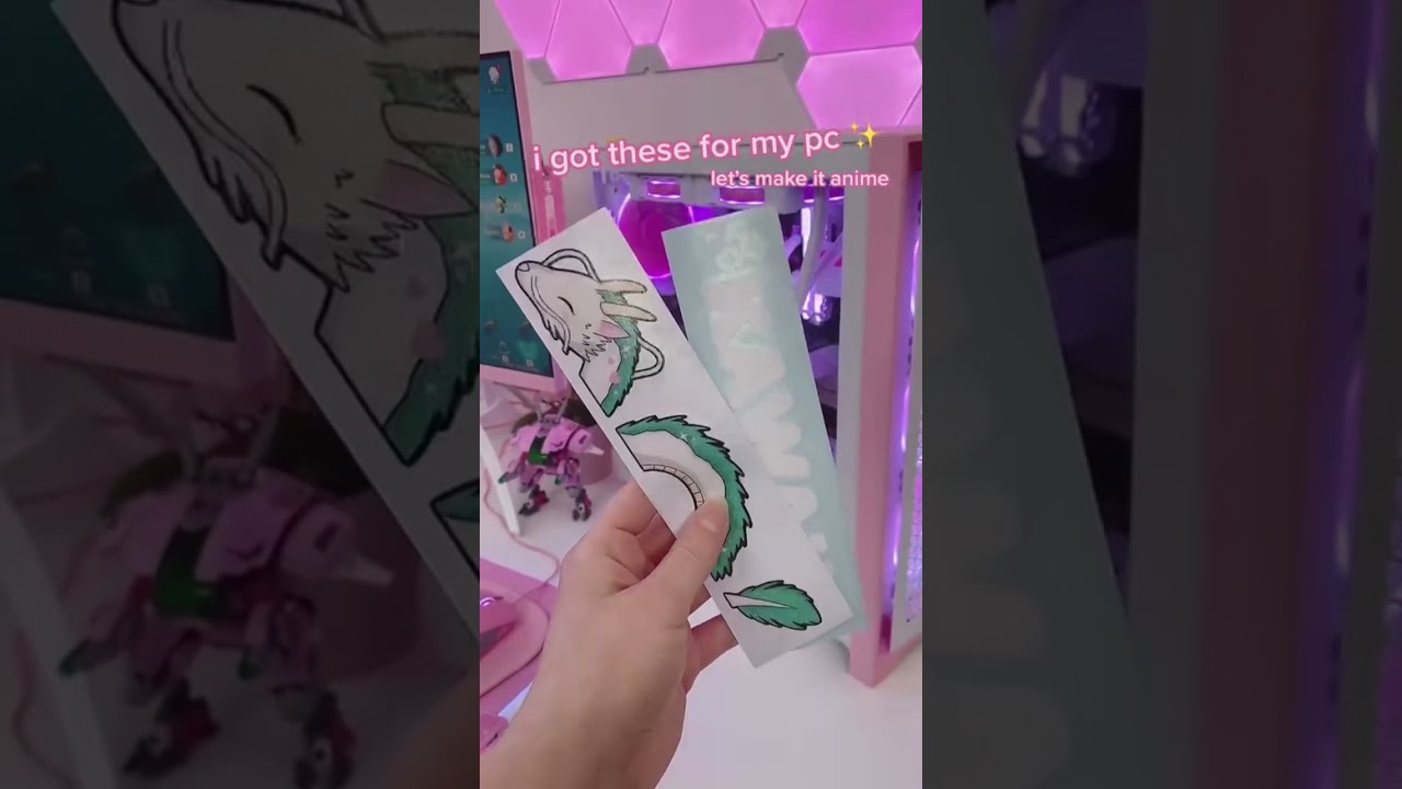 making my gaming pc more ✨anime✨| celestefleurs tiktok