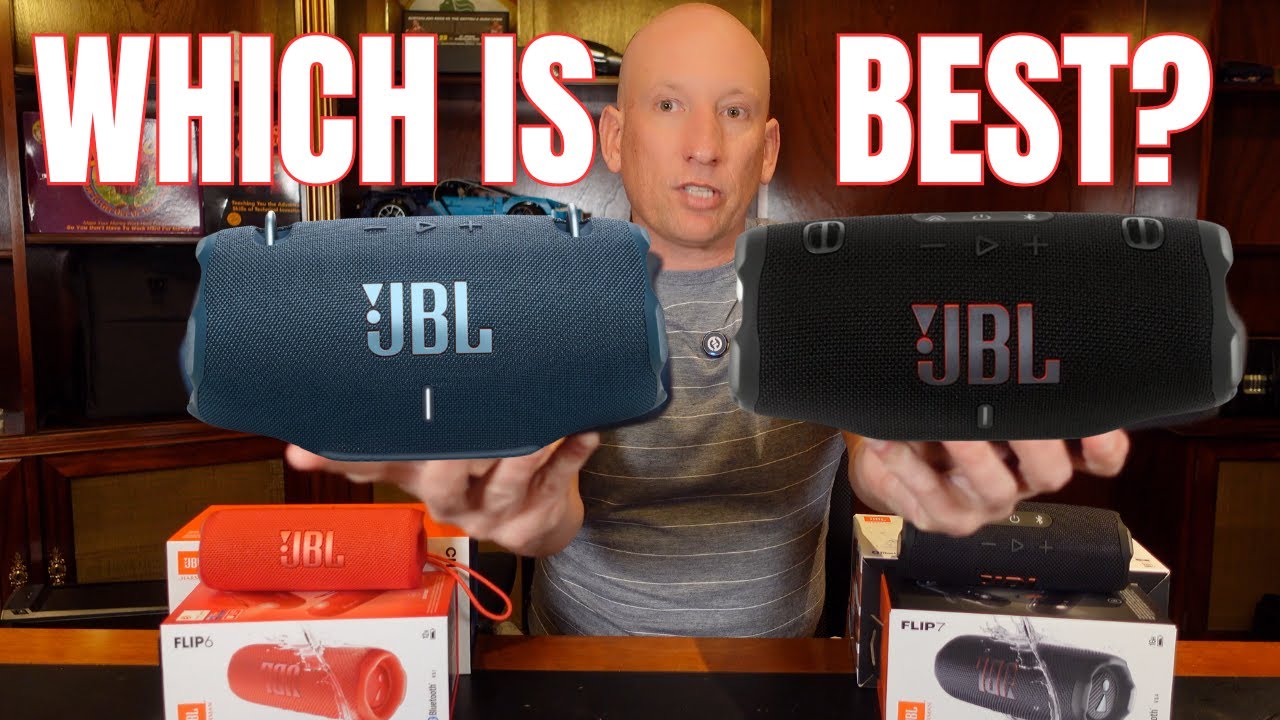 JBL Showdown 2025 &ndash; Charge 5 против Charge 6 против Flip 6 против Flip 7 (полный обзор и тест звука)