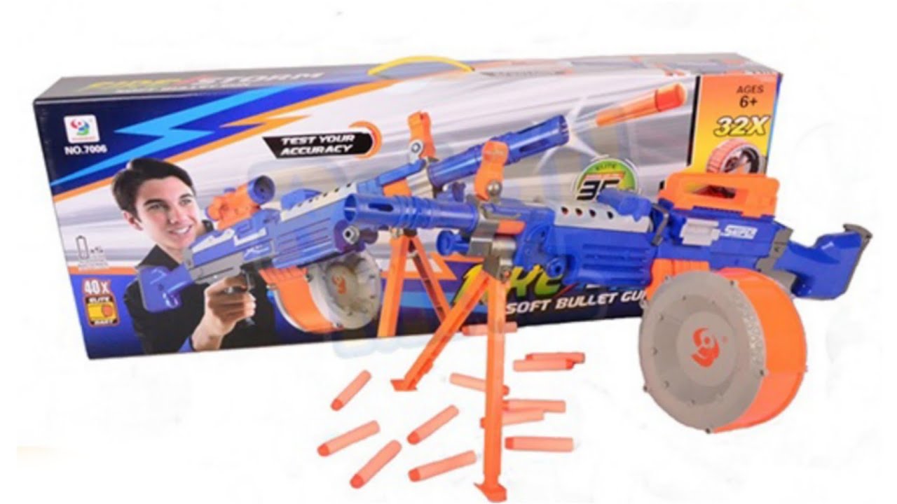 Fire Storm Auto Reload Round Sniper Nerf Blaster