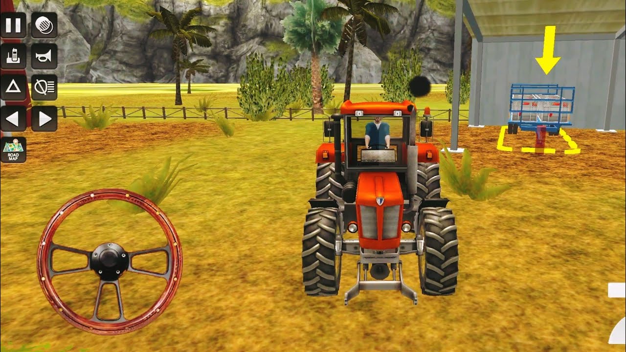 🔥Real Tractor Trolley Simulator INC - Game Play